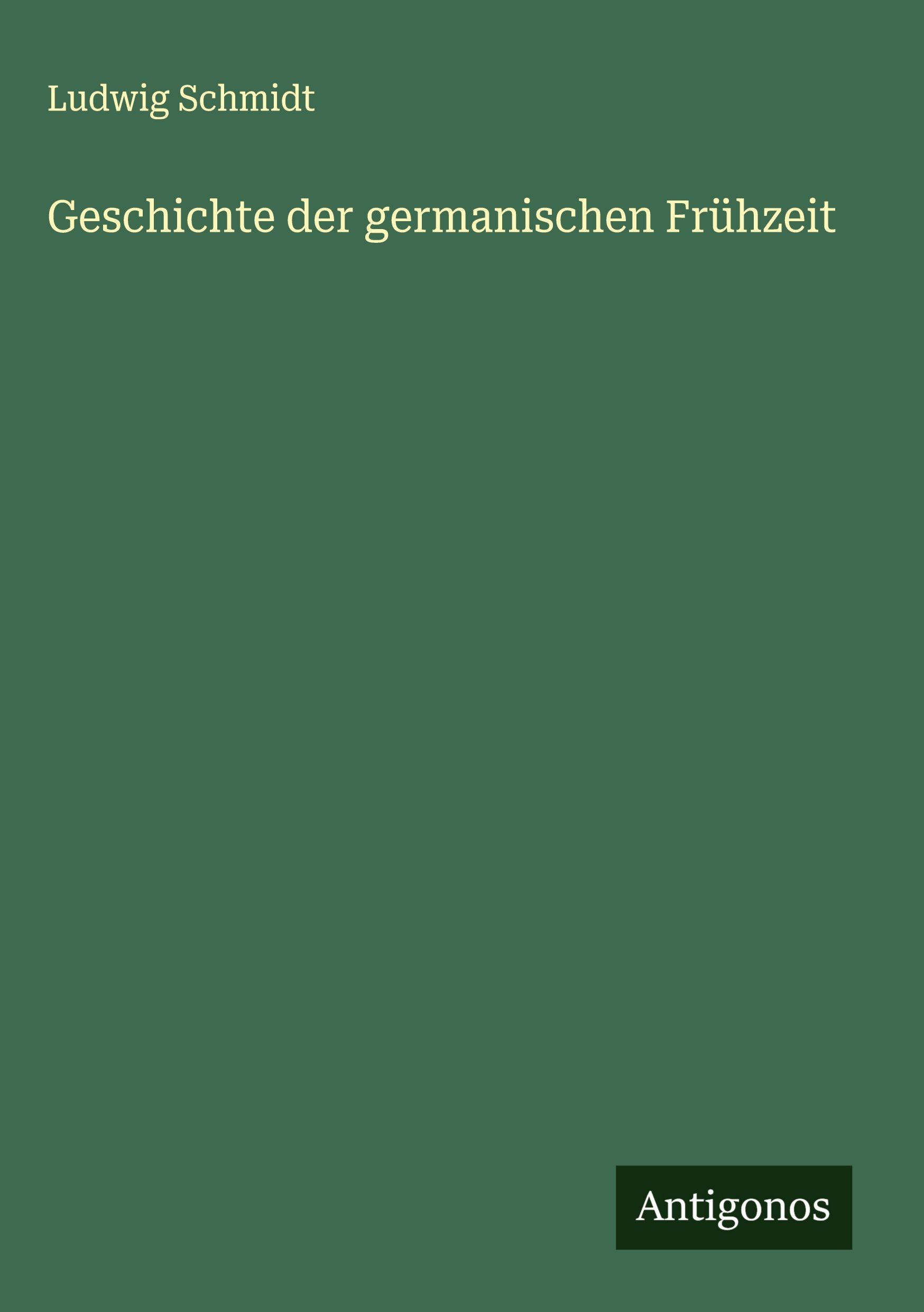 Vorderes Coverbild Geschichte der germanischen Frühzeit