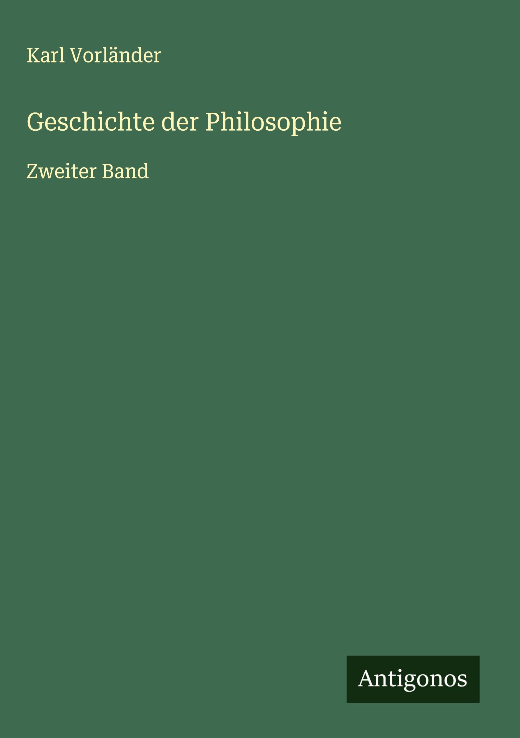 Vorderes Coverbild Geschichte der Philosophie