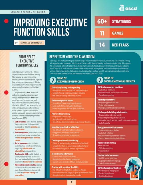 Vorderes Coverbild Improving Executive Function Skills (Quick Reference Guide)