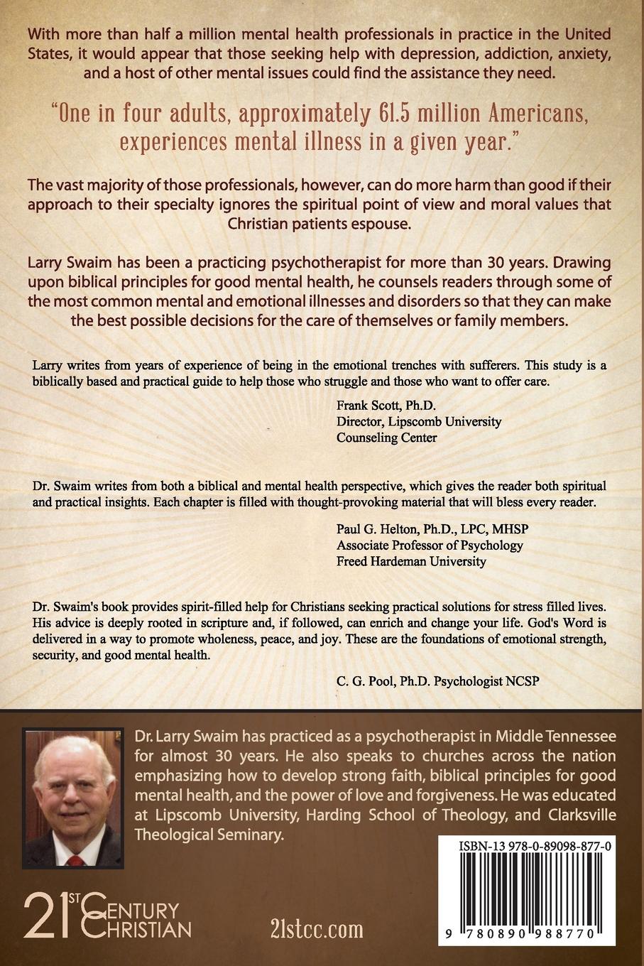 Rückseitencover The Christian and Good Mental Health