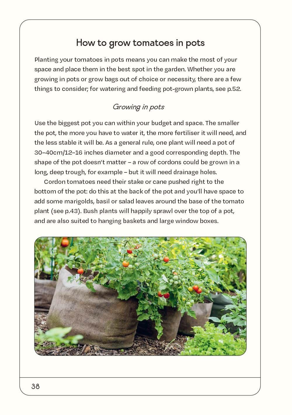 Beispielinhalt (Bild) The Tomato Grower's Handbook