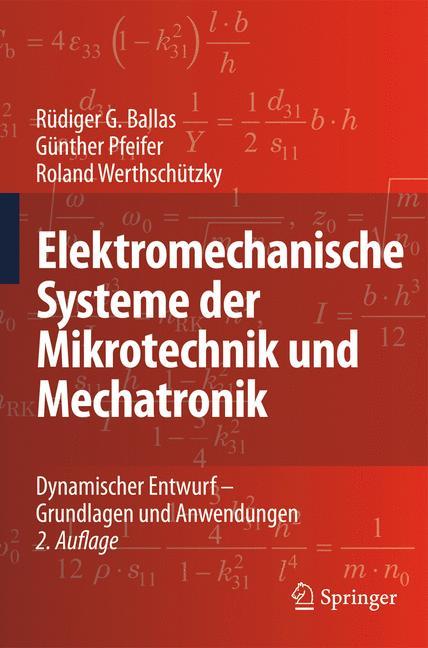 Vorderes Coverbild Elektromechanische Systeme der Mikrotechnik und Mechatronik