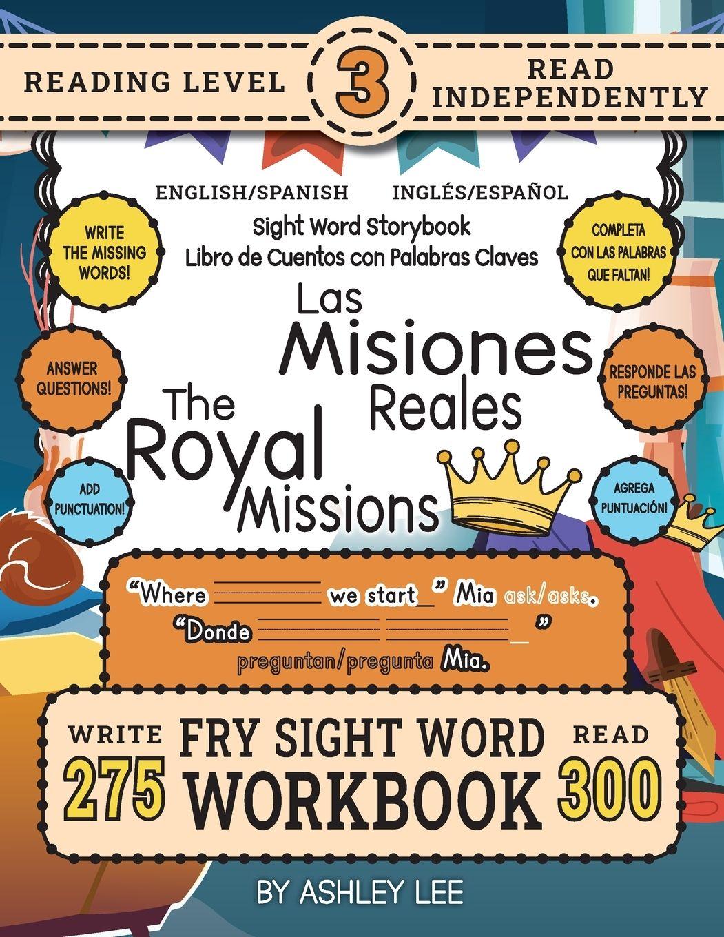 Vorderes Coverbild 300 Sight Word Storybook, The Royal Missions (Level 3) Bilingual English/Spanish Inglés/Español