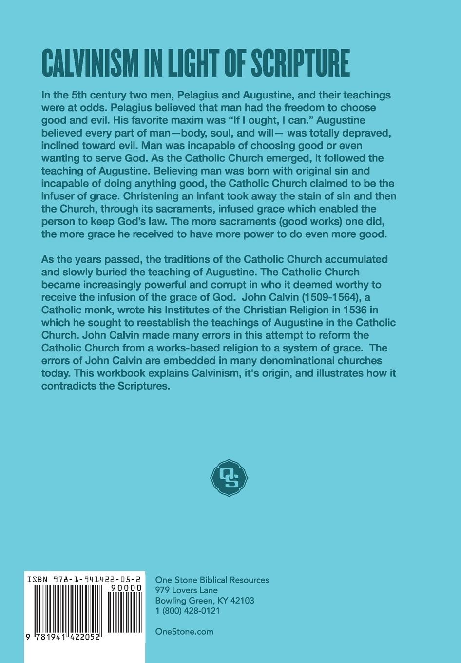 Rückseitencover Calvinism in Light of Scripture