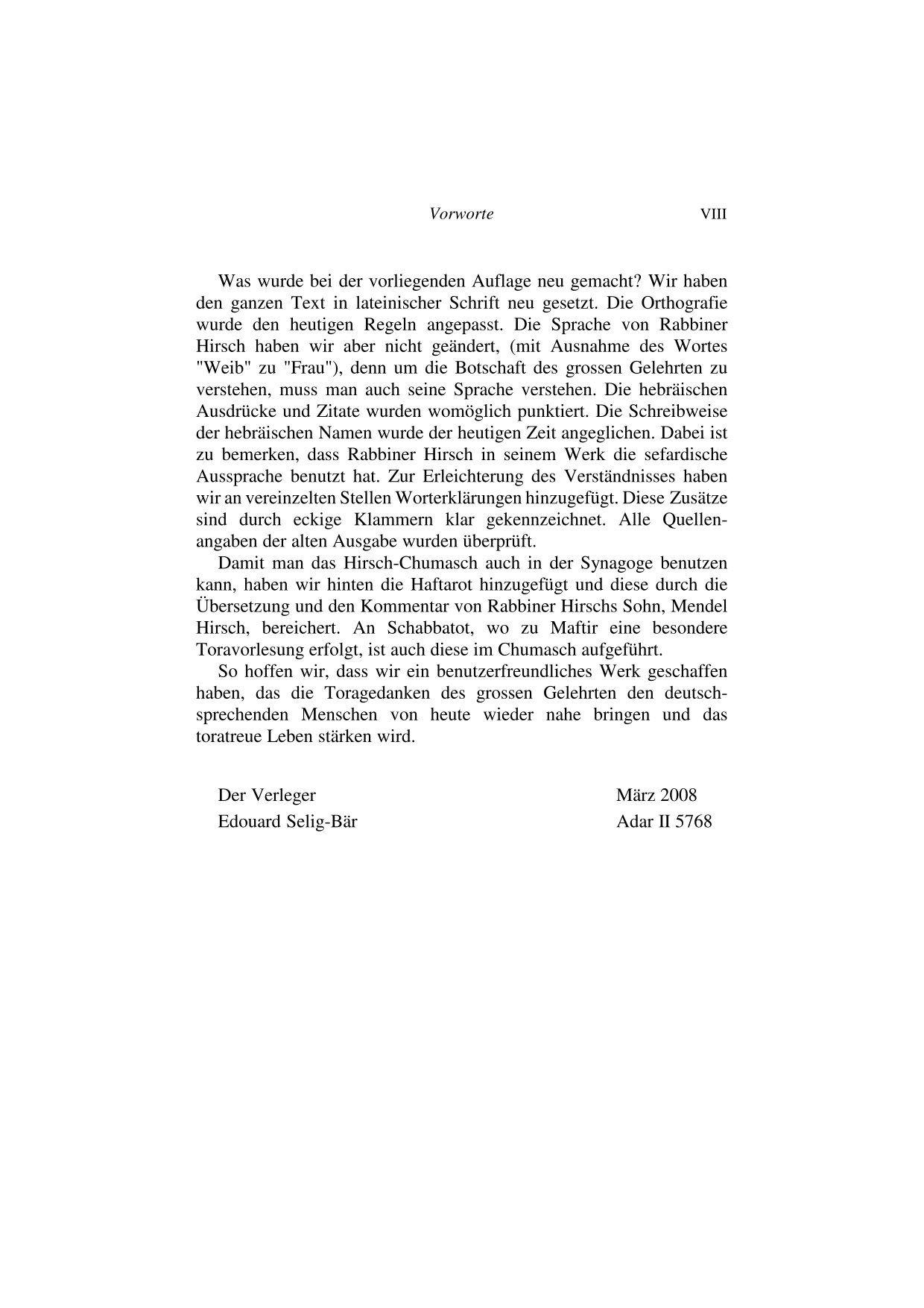 Beispielinhalt (Bild) Die fünf Bücher der Tora