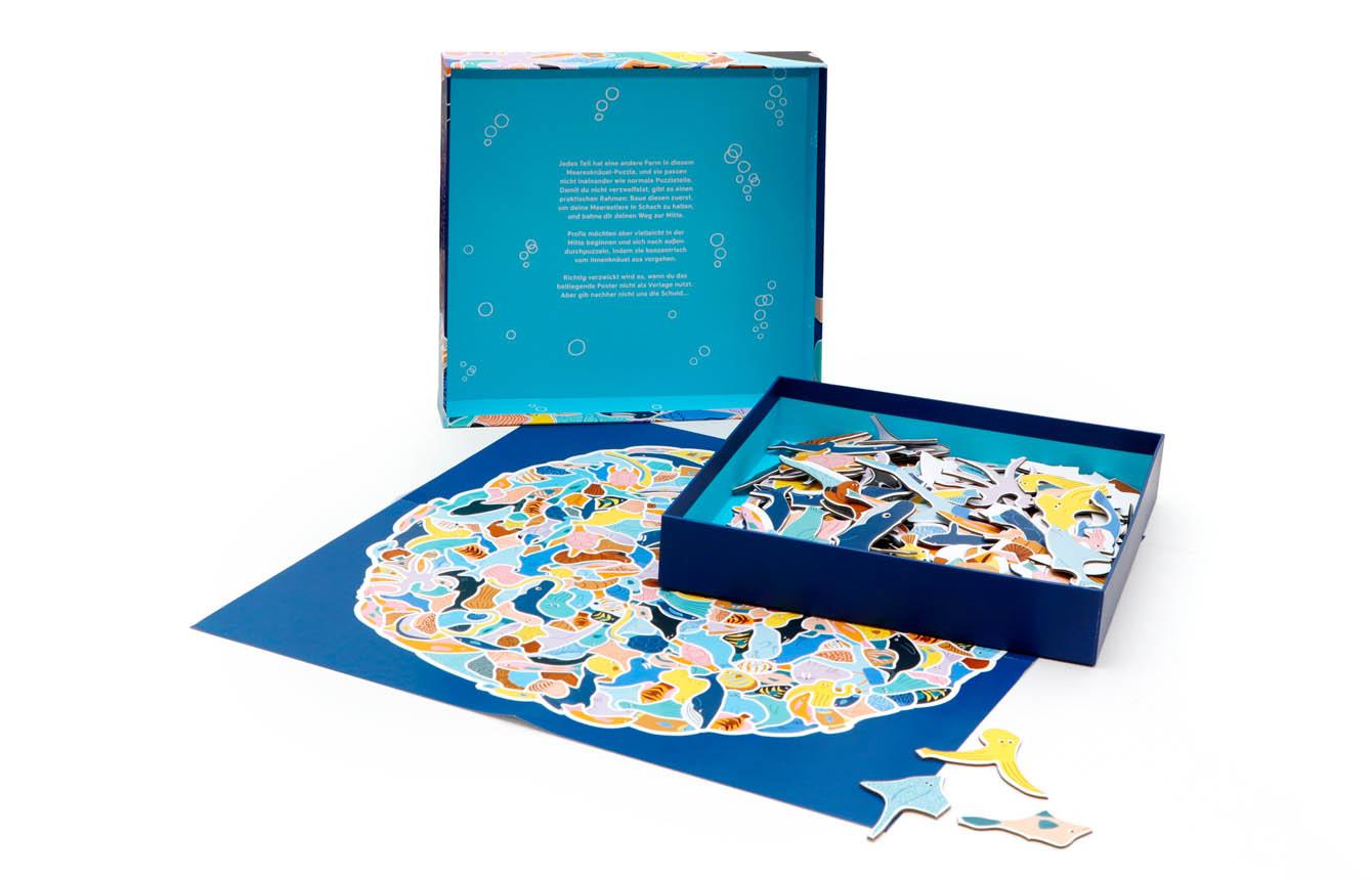 Beispielinhalt (Bild) 299 Meerestiere und 1 Taucher