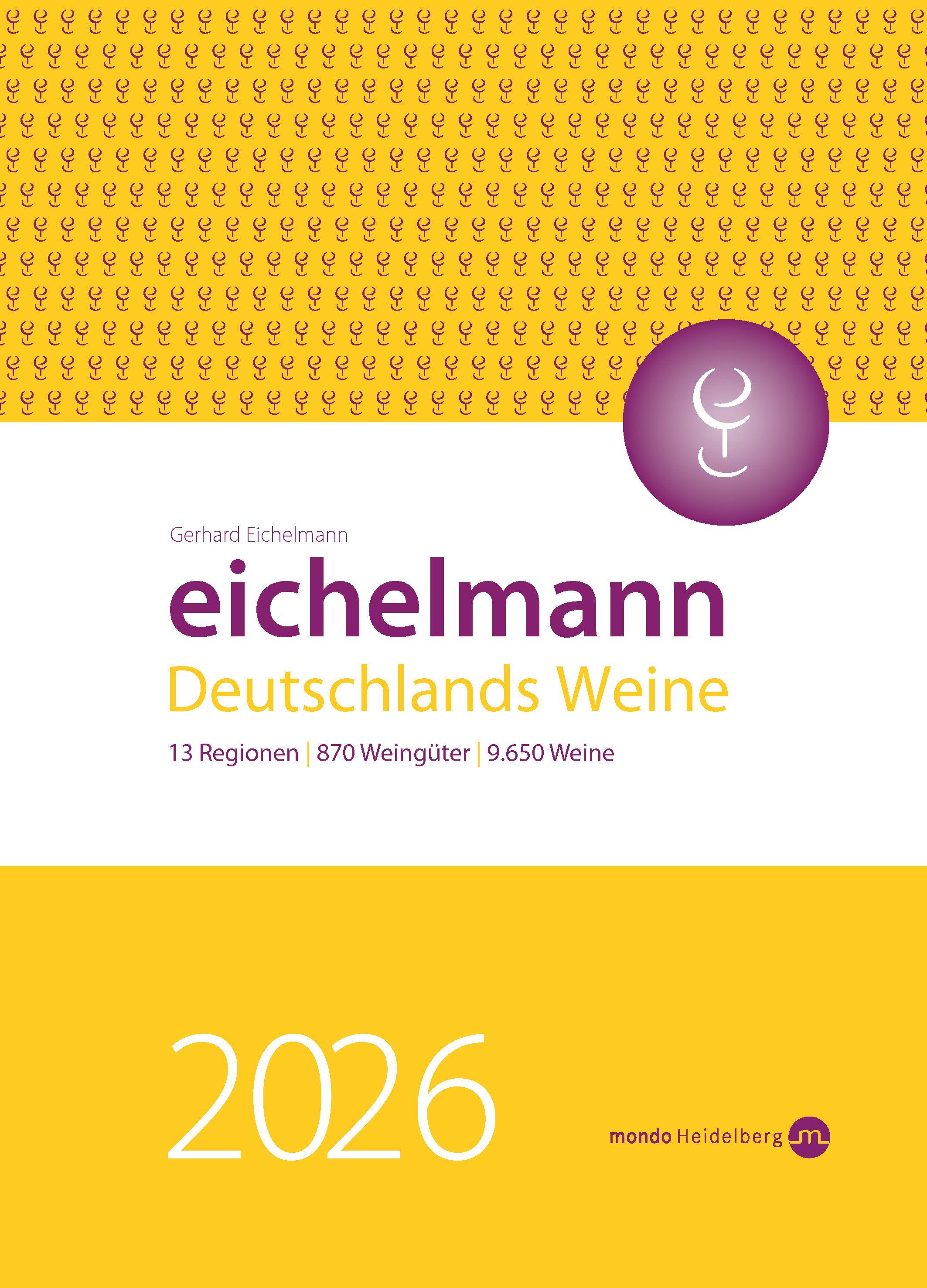 Vorderes Coverbild Eichelmann 2026 Deutschlands Weine