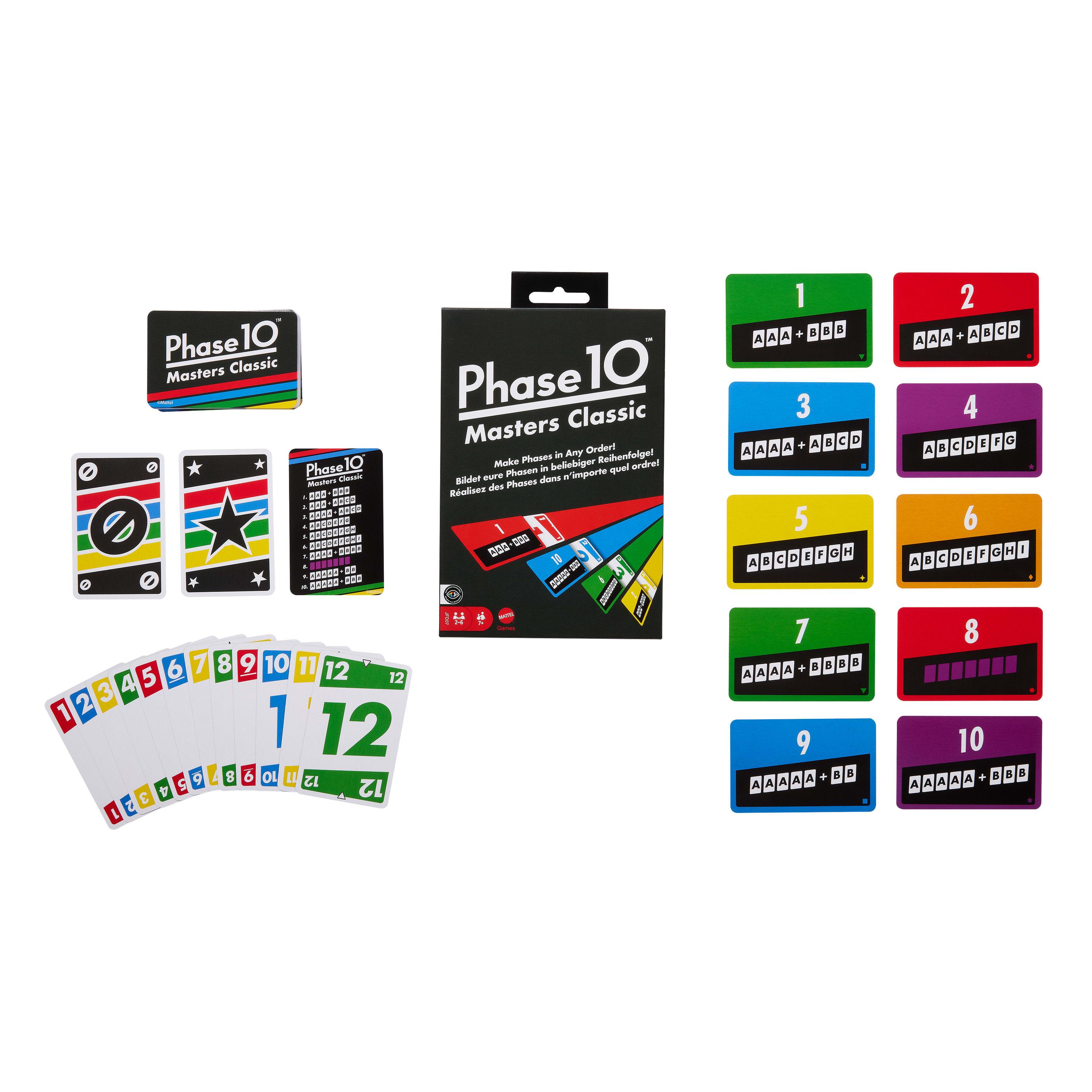 Beispielinhalt (Bild) Phase 10 Masters Classic