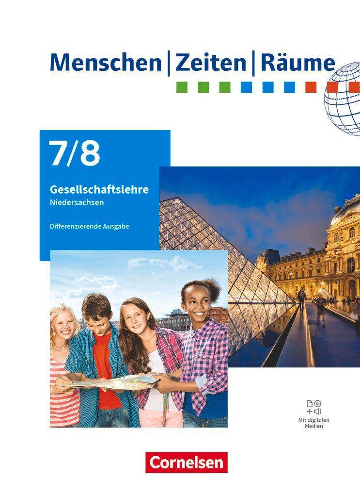 Vorderes Coverbild Menschen-Zeiten-Räume - Differenzierende Ausgabe - Niedersachsen - Ausgabe ab 2025 - 7./8. Schuljahr