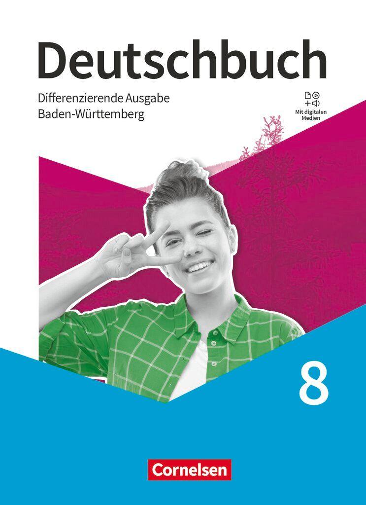 Vorderes Coverbild Deutschbuch - Sprach- und Lesebuch - Differenzierende Ausgabe Baden-Württemberg 2024 - 8. Schuljahr