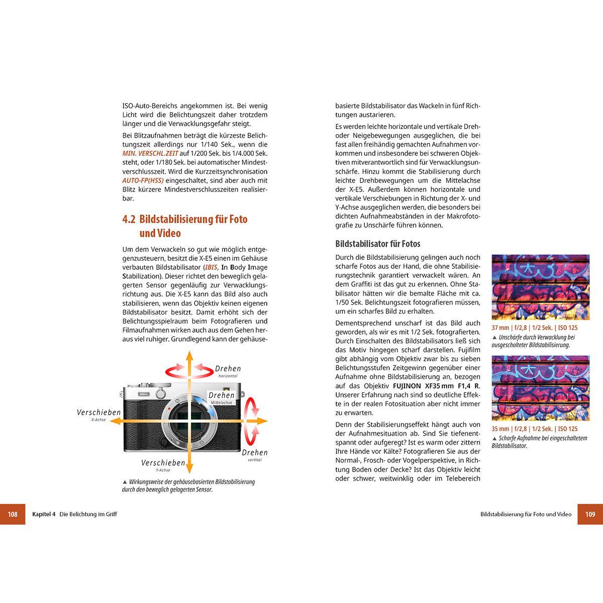 Beispielinhalt (Bild) Fujifilm X-E5 - Das umfangreiche Praxisbuch zu Ihrer Kamera