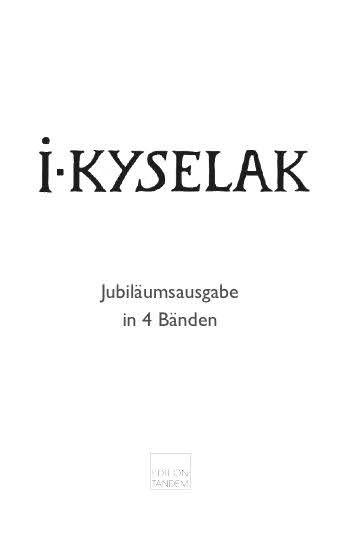 Vorderes Coverbild J. Kyselak