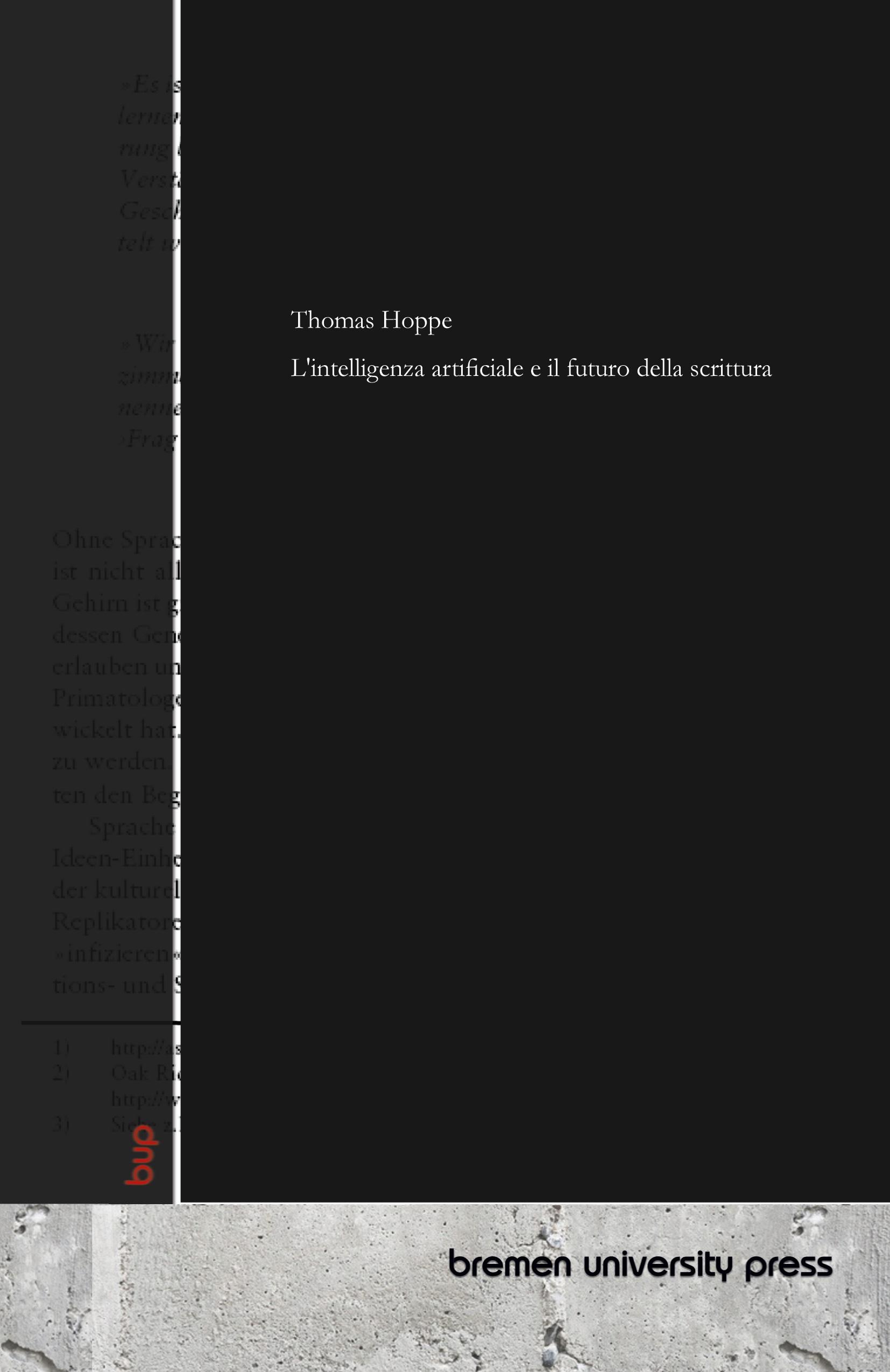 Vorderes Coverbild L'intelligenza artificiale e il futuro della scrittura