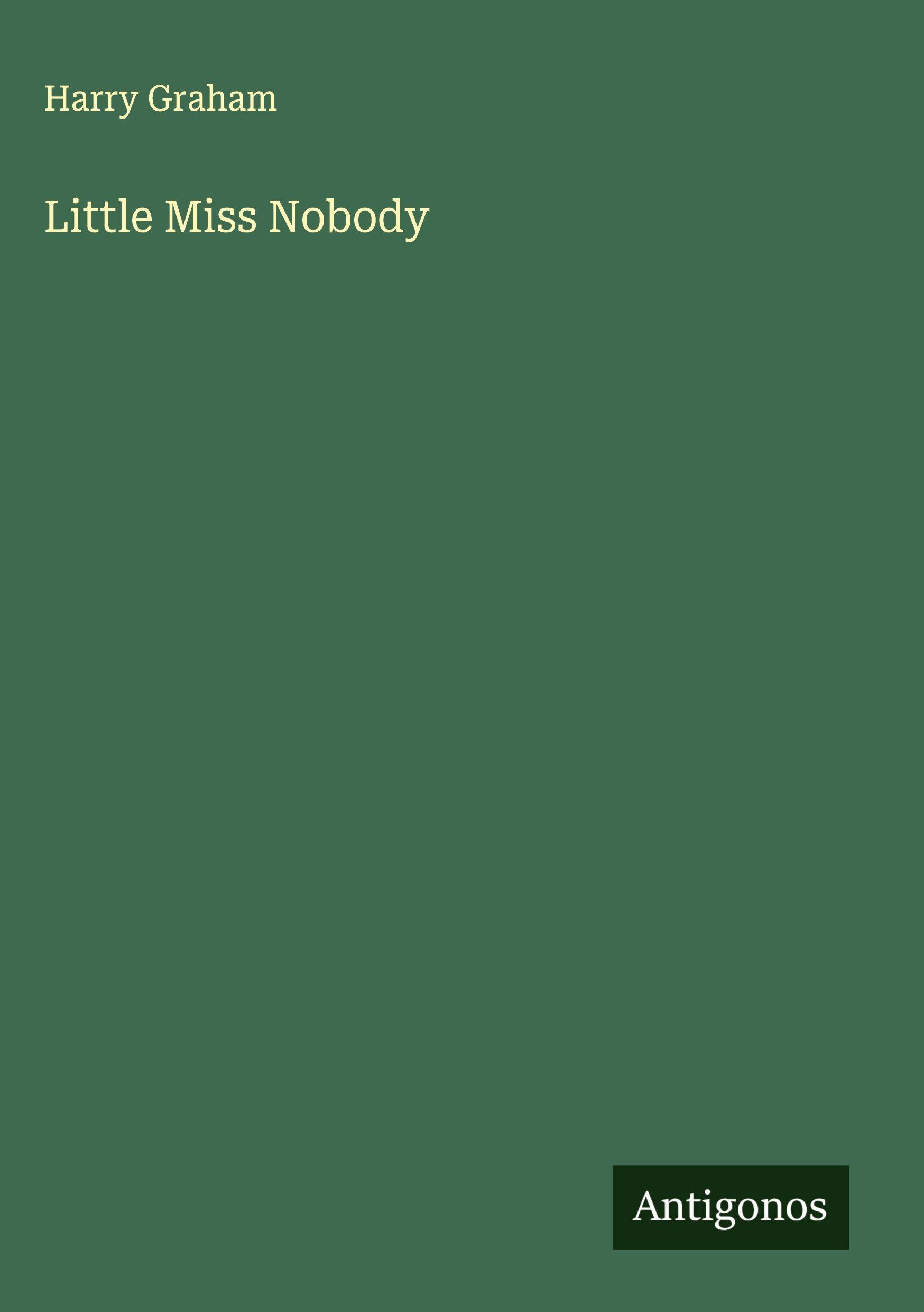 Vorderes Coverbild Little Miss Nobody