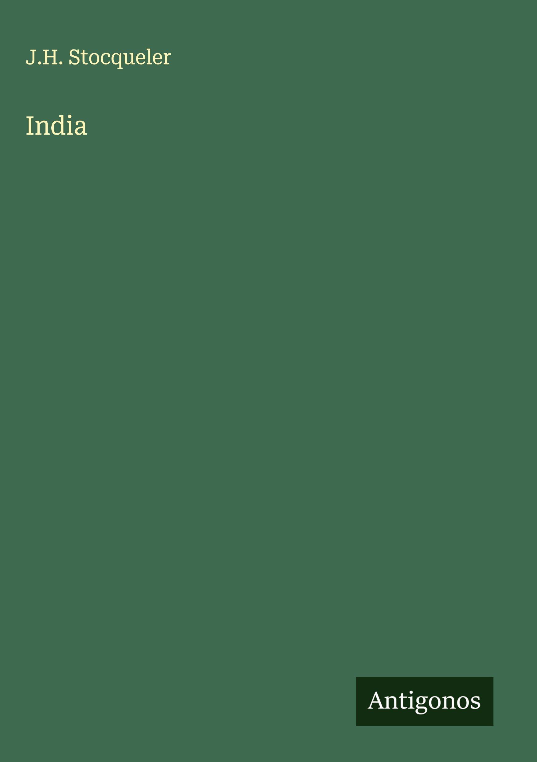 Vorderes Coverbild India