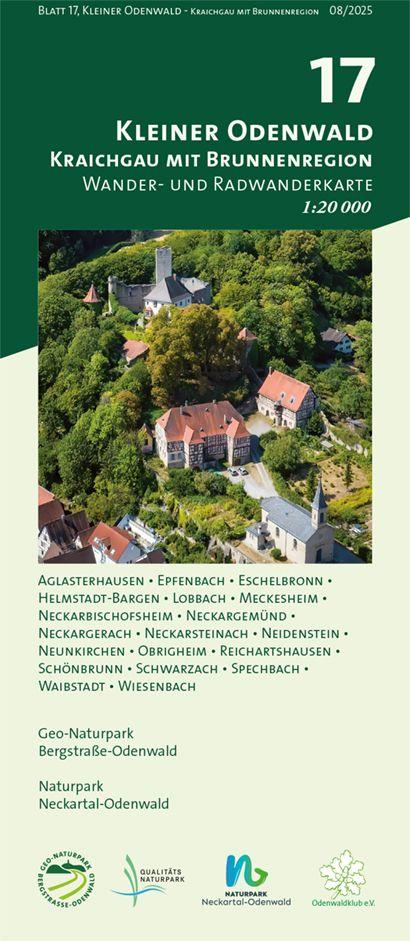 Vorderes Coverbild Blatt 17, Kleiner Odenwald - Kraichgau mit Brunnenregion