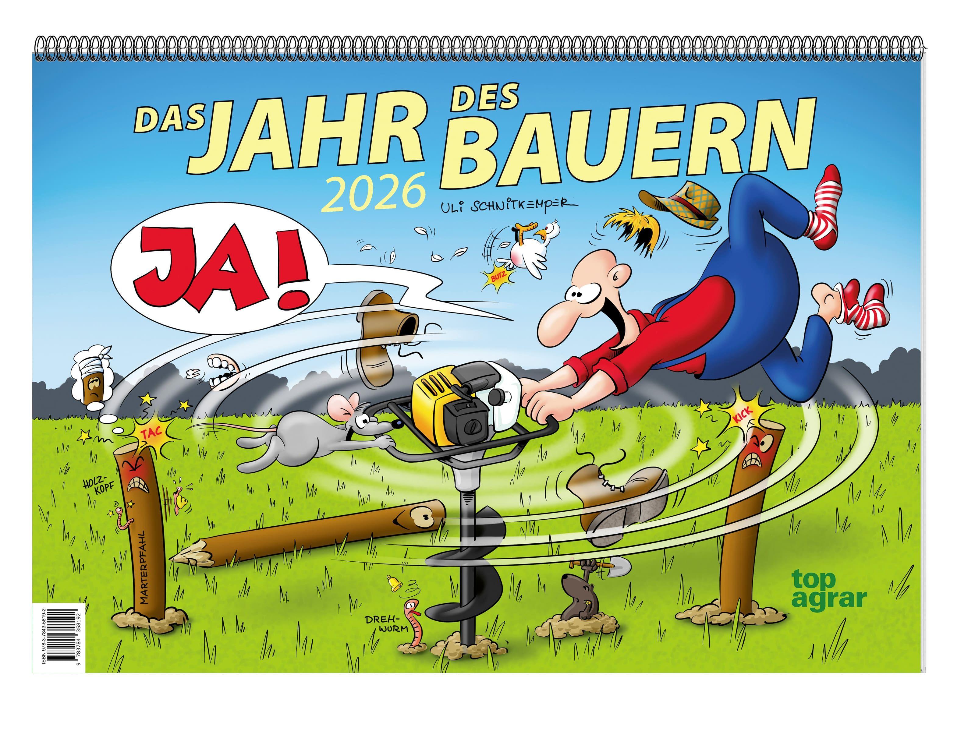 Vorderes Coverbild Das Jahr des Bauern 2026