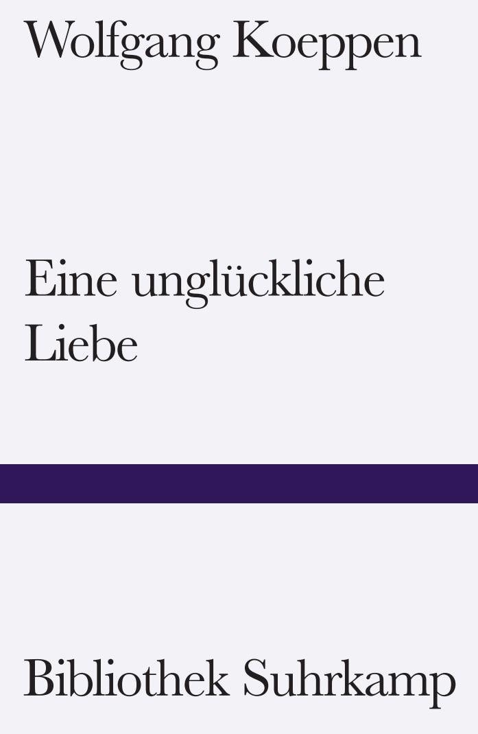 Vorderes Coverbild Eine unglückliche Liebe