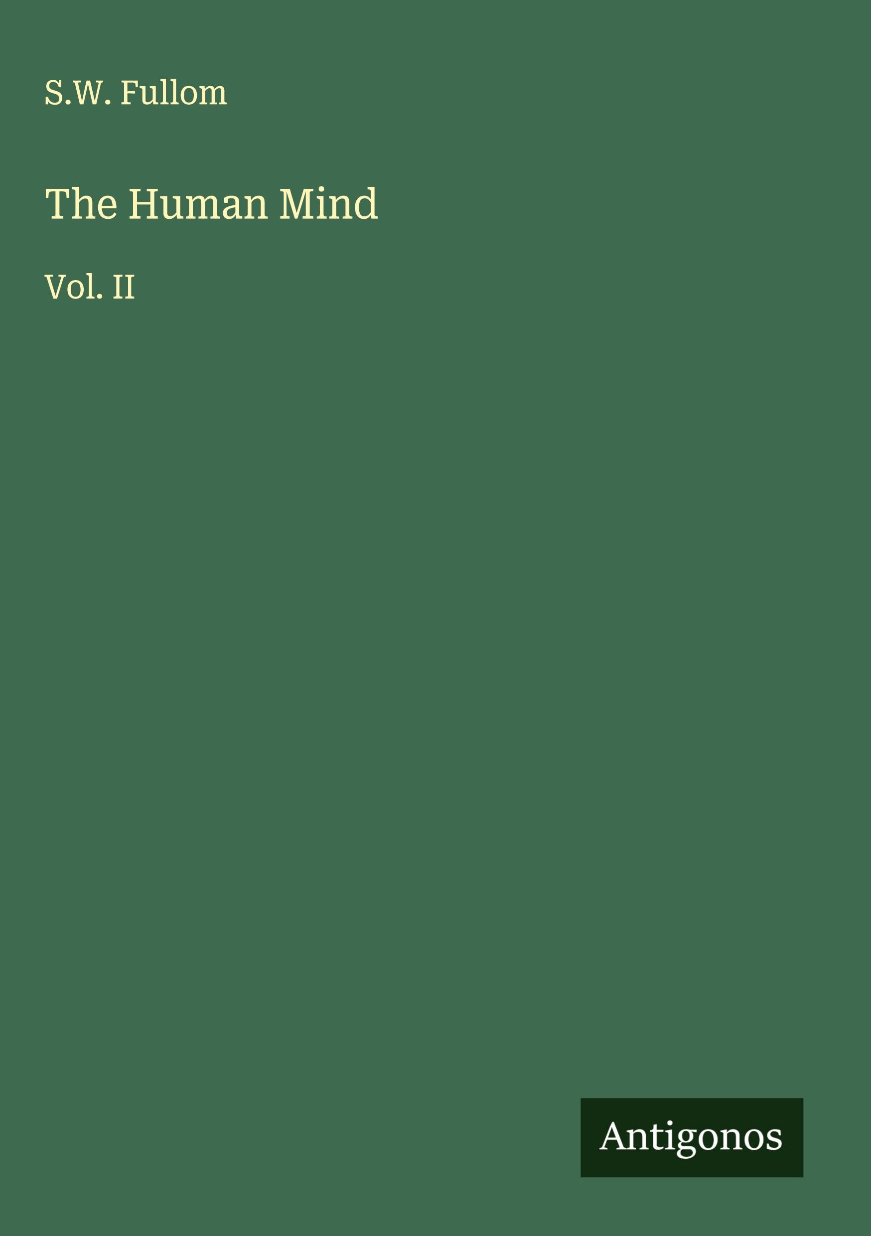 Vorderes Coverbild The Human Mind
