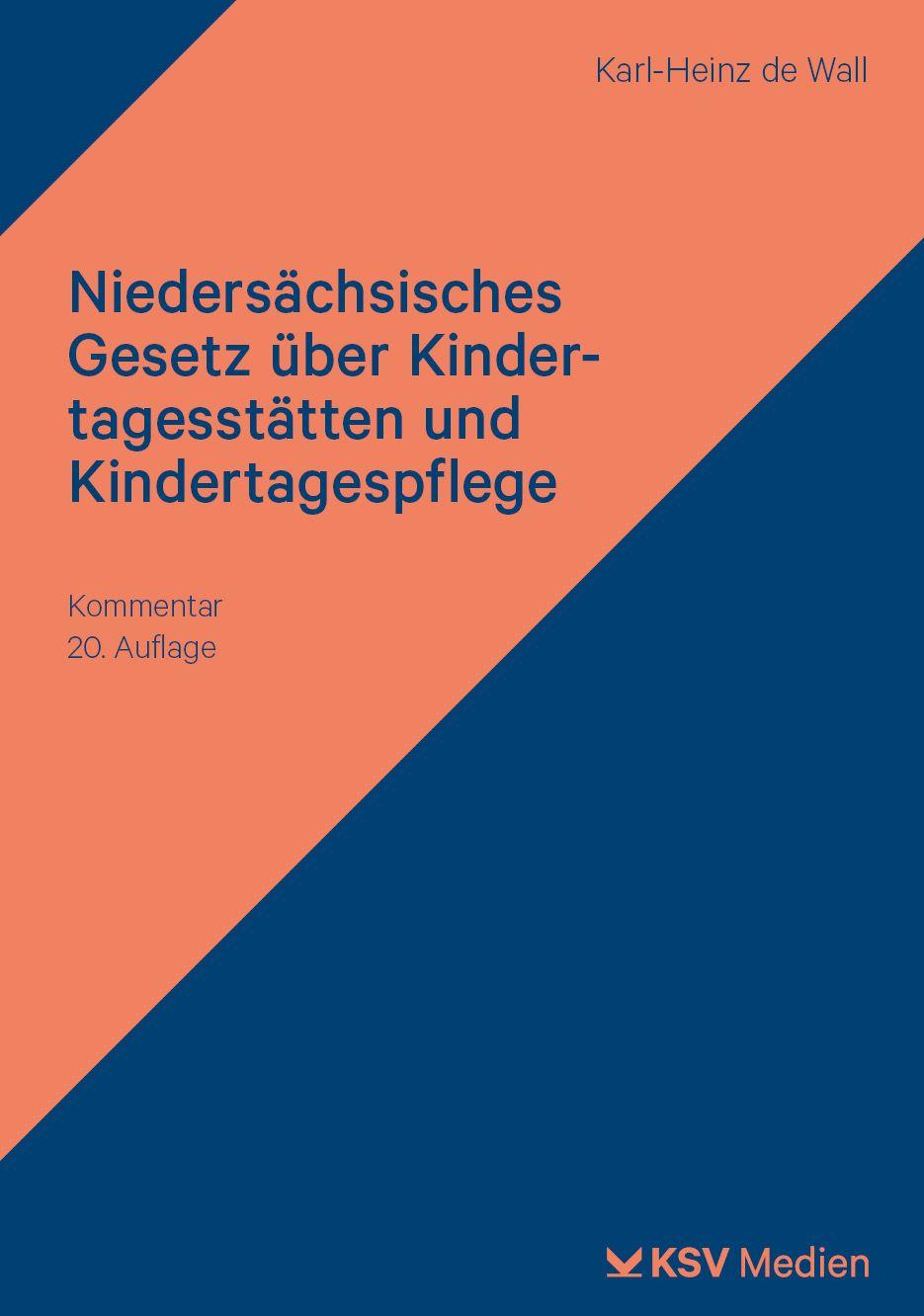 Vorderes Coverbild Niedersächsisches Gesetz über Kindertagesstätten und Kindertagespflege