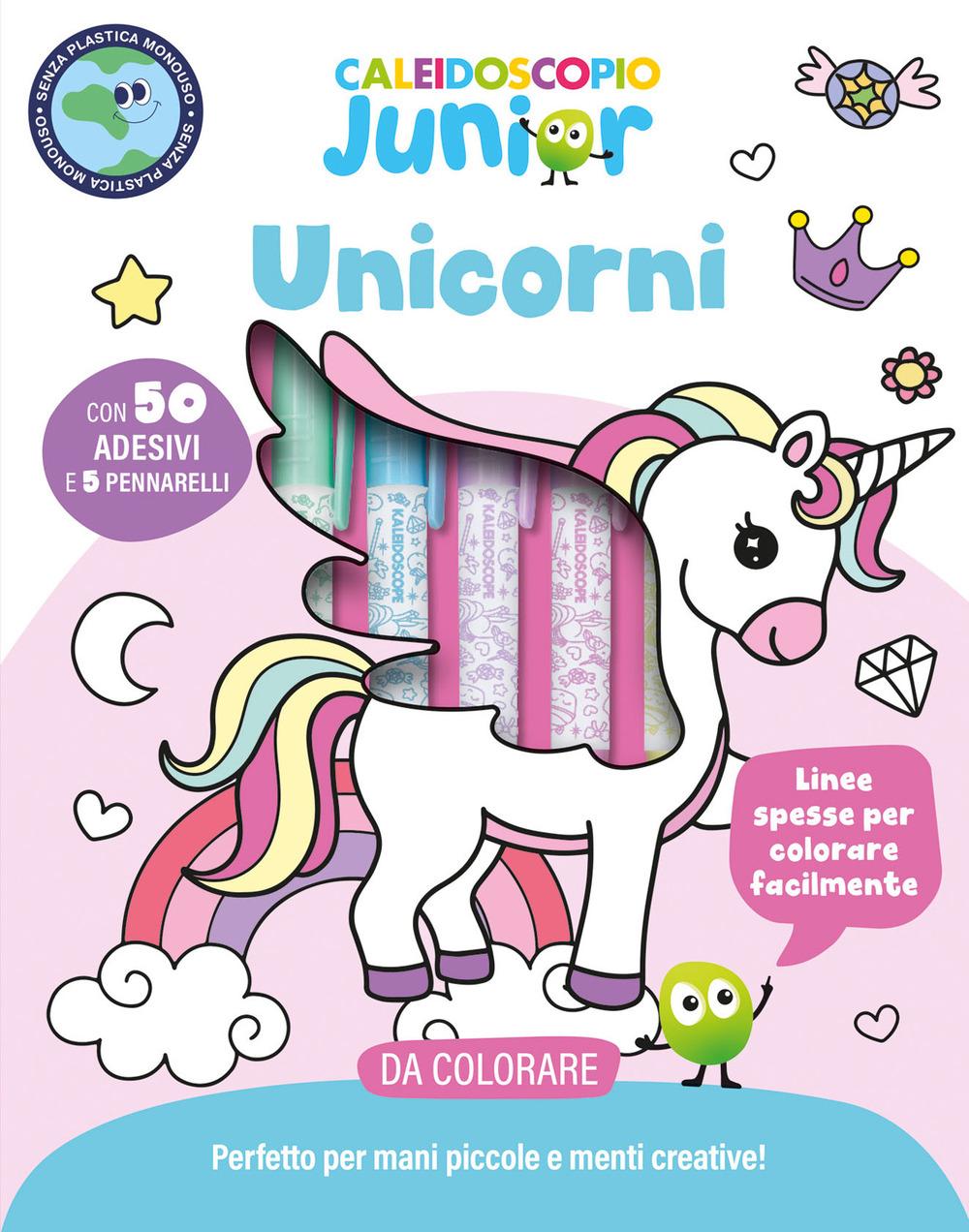 Vorderes Coverbild Caleidoscopio junior. Unicorni