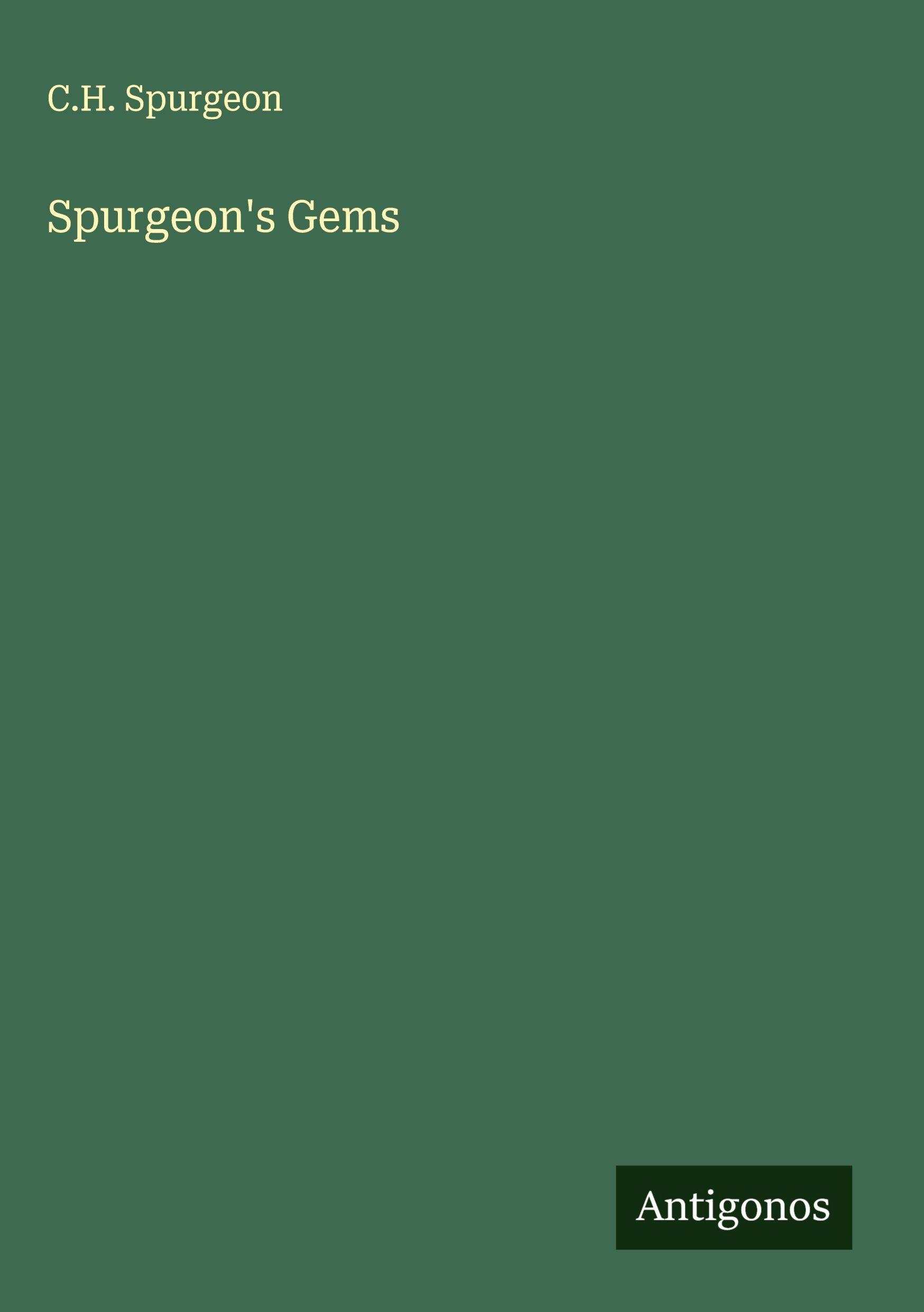 Vorderes Coverbild Spurgeon's Gems