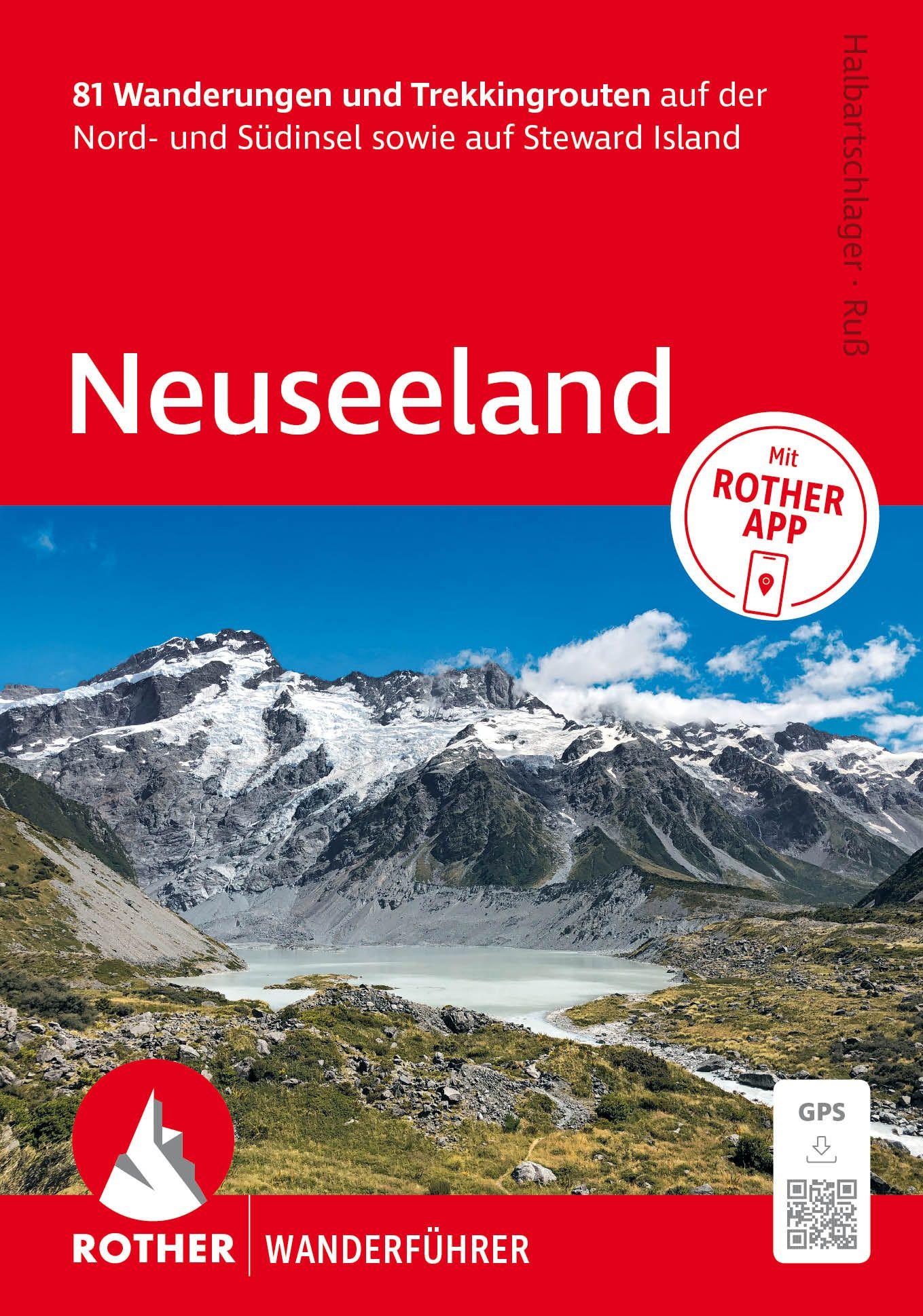 Vorderes Coverbild Neuseeland, Rother Wanderführer