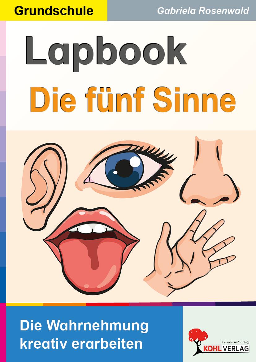 Vorderes Coverbild Lapbook Die fünf Sinne