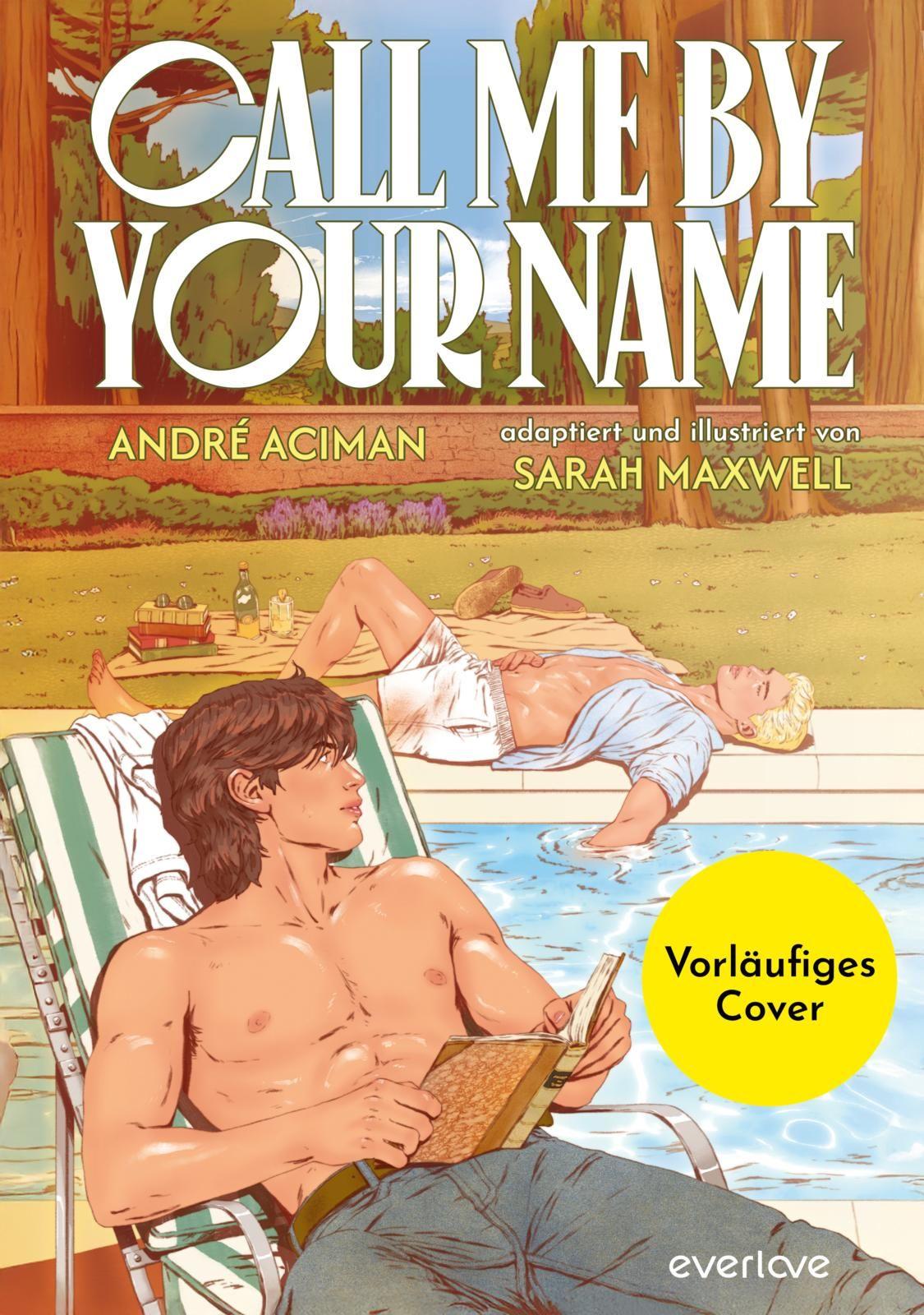 Vorderes Coverbild Call me by your Name (Graphic Novel)