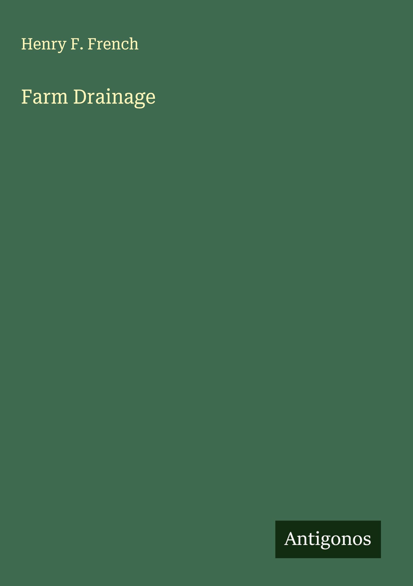 Vorderes Coverbild Farm Drainage
