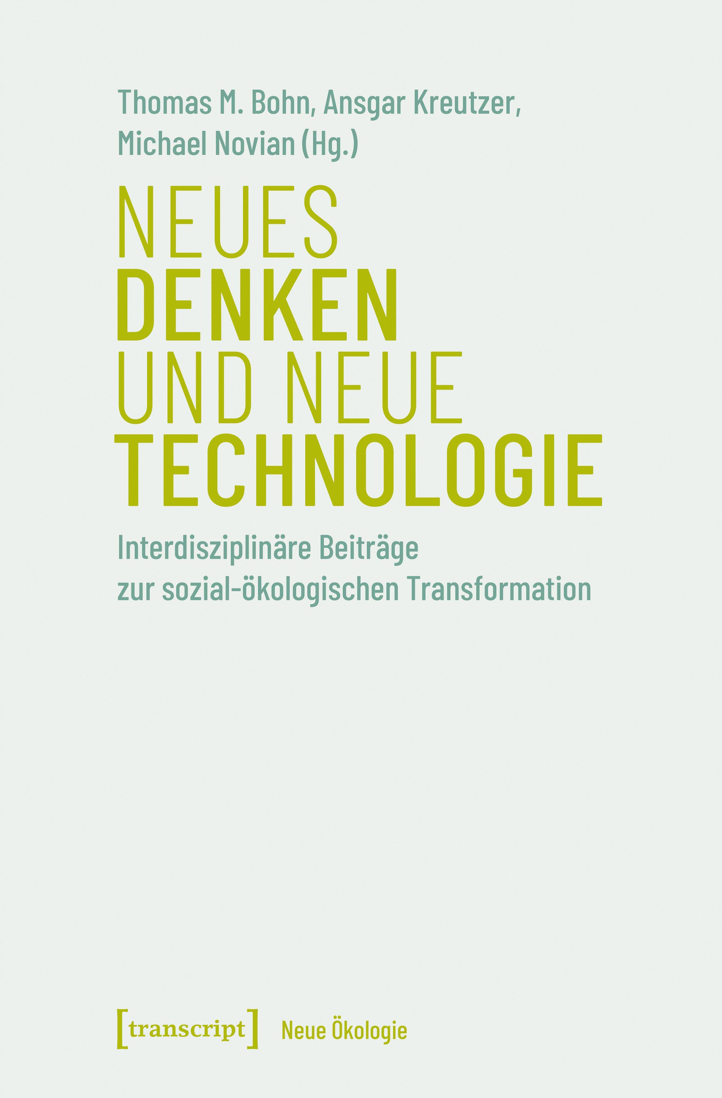 Vorderes Coverbild Neues Denken und neue Technologie