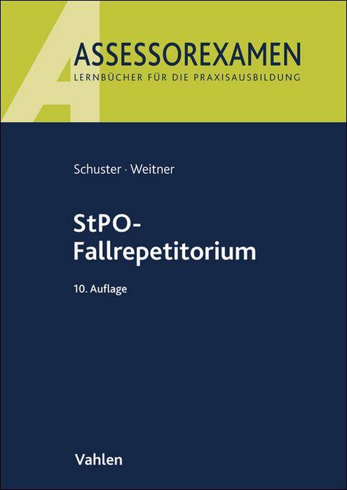 Vorderes Coverbild StPO-Fallrepetitorium