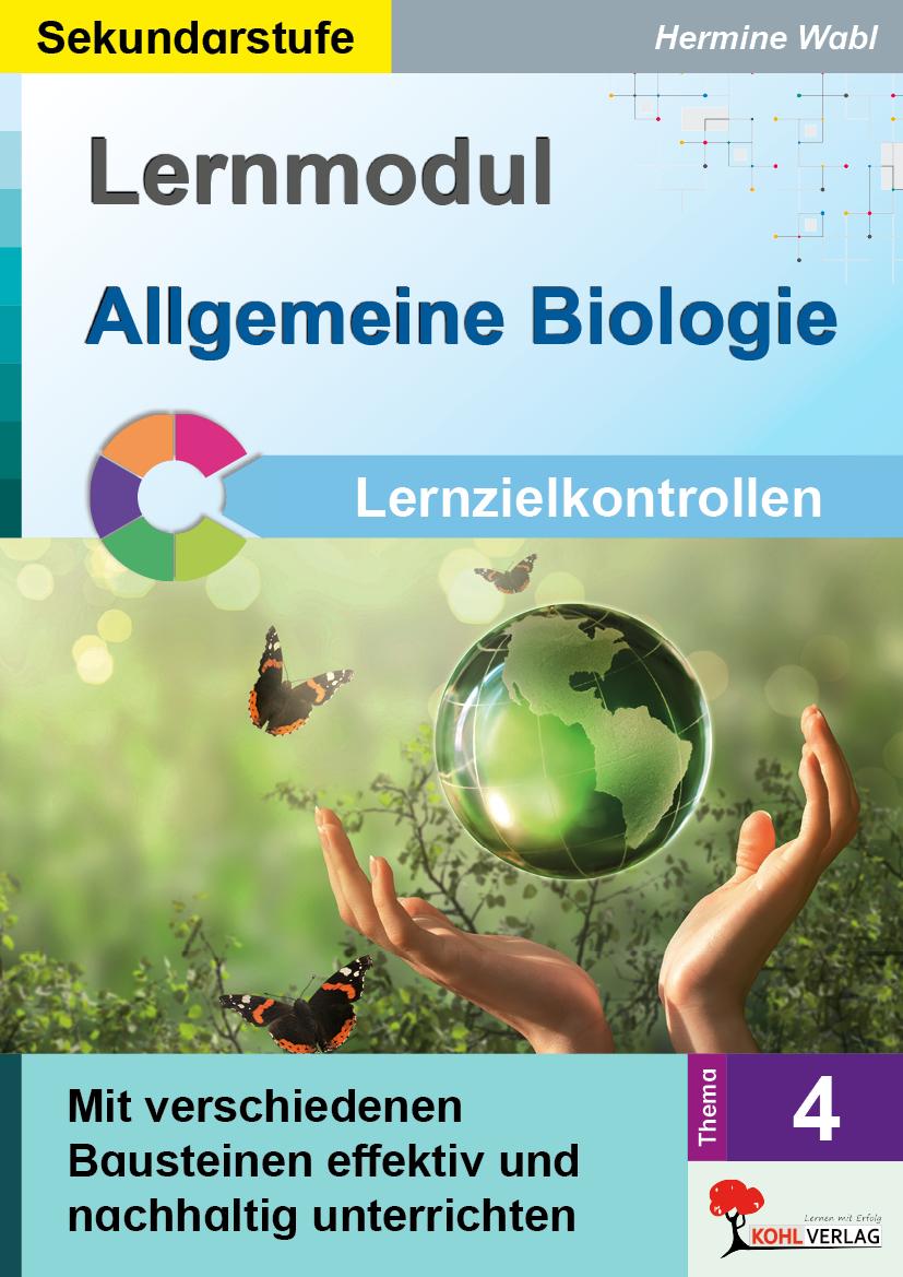 Vorderes Coverbild Lernmodul 4: Allgemeine Biologie / Lernzielkontrollen