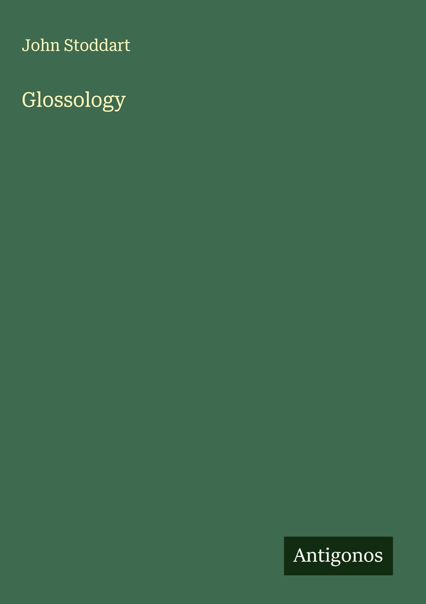 Vorderes Coverbild Glossology