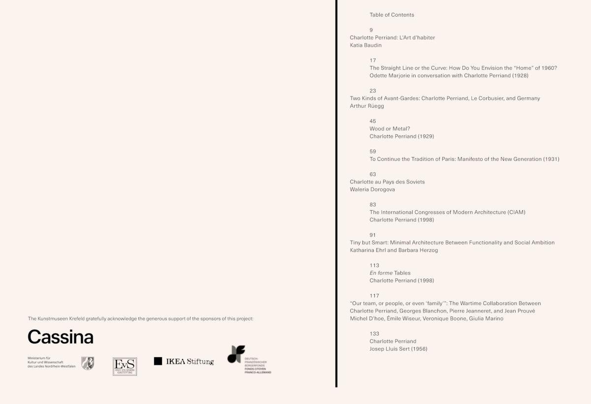Beispielinhalt (Bild) Charlotte Perriand. The Art of Dwelling - Architecture, Design and the Ecological Vision of a Modern Icon