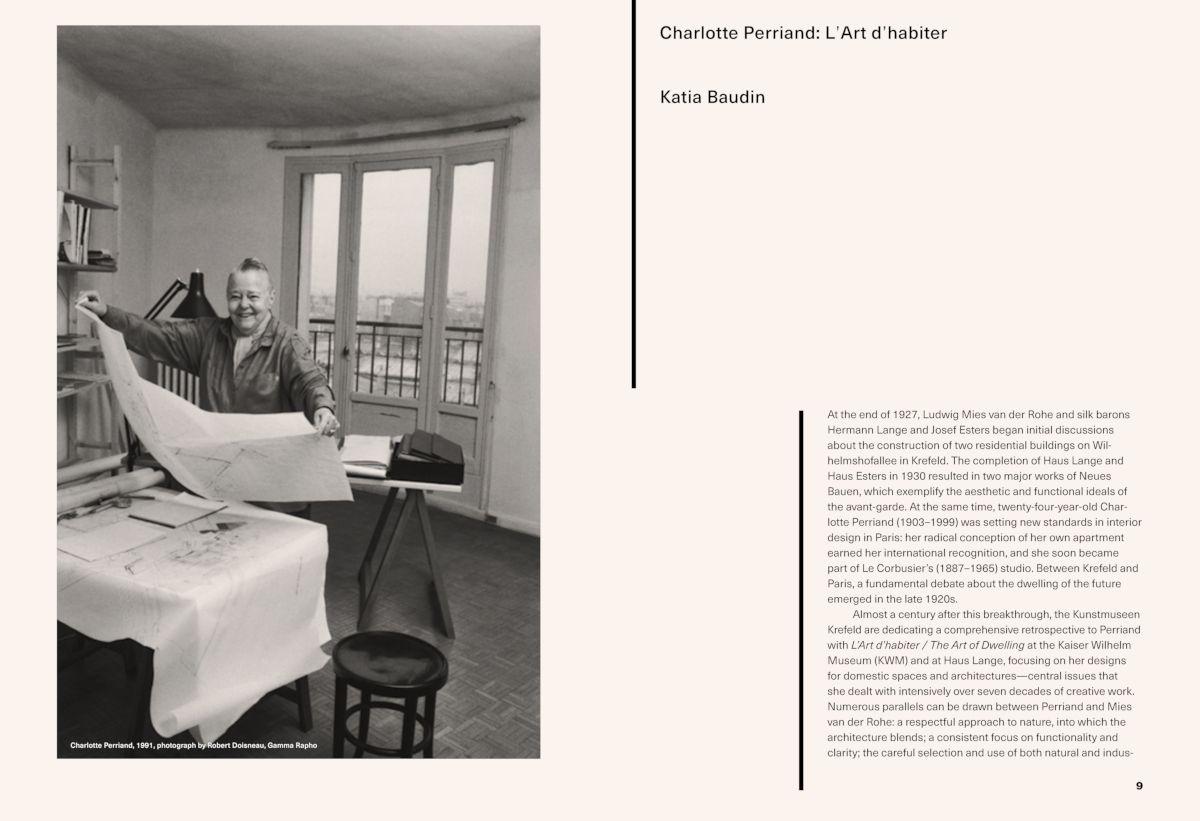 Beispielinhalt (Bild) Charlotte Perriand. The Art of Dwelling - Architecture, Design and the Ecological Vision of a Modern Icon