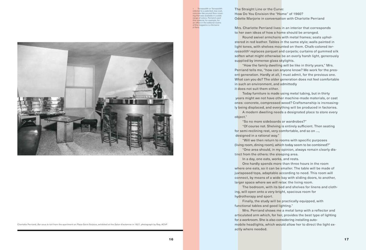 Beispielinhalt (Bild) Charlotte Perriand. The Art of Dwelling - Architecture, Design and the Ecological Vision of a Modern Icon