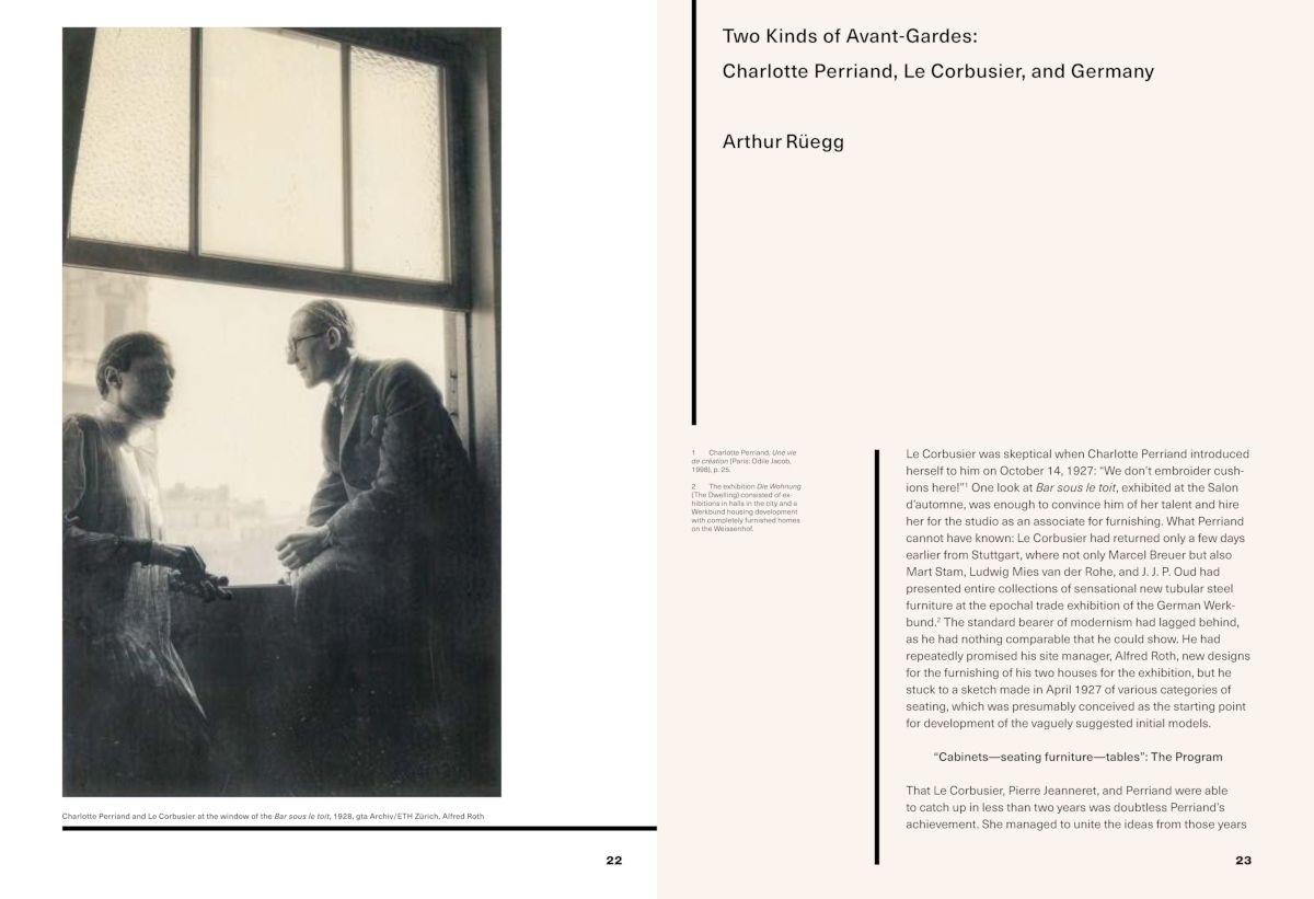 Beispielinhalt (Bild) Charlotte Perriand. The Art of Dwelling - Architecture, Design and the Ecological Vision of a Modern Icon