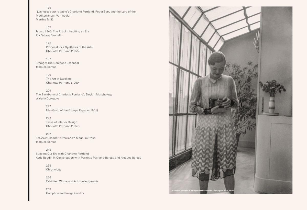 Beispielinhalt (Bild) Charlotte Perriand. The Art of Dwelling - Architecture, Design and the Ecological Vision of a Modern Icon