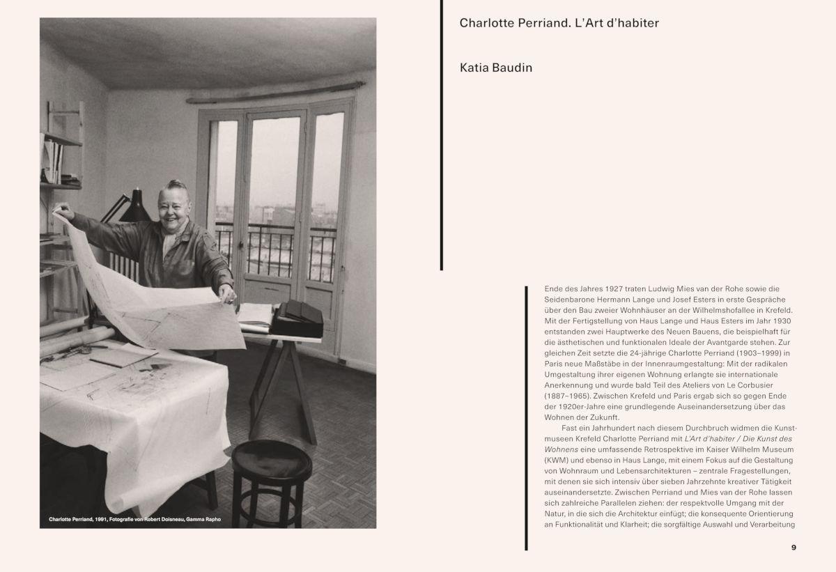 Beispielinhalt (Bild) Charlotte Perriand. Die Kunst des Wohnens - Architektur, Design und ökologische Vision einer Moderne-Ikone