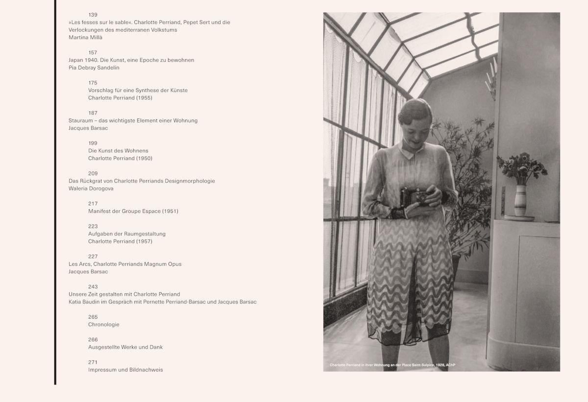 Beispielinhalt (Bild) Charlotte Perriand. Die Kunst des Wohnens - Architektur, Design und ökologische Vision einer Moderne-Ikone