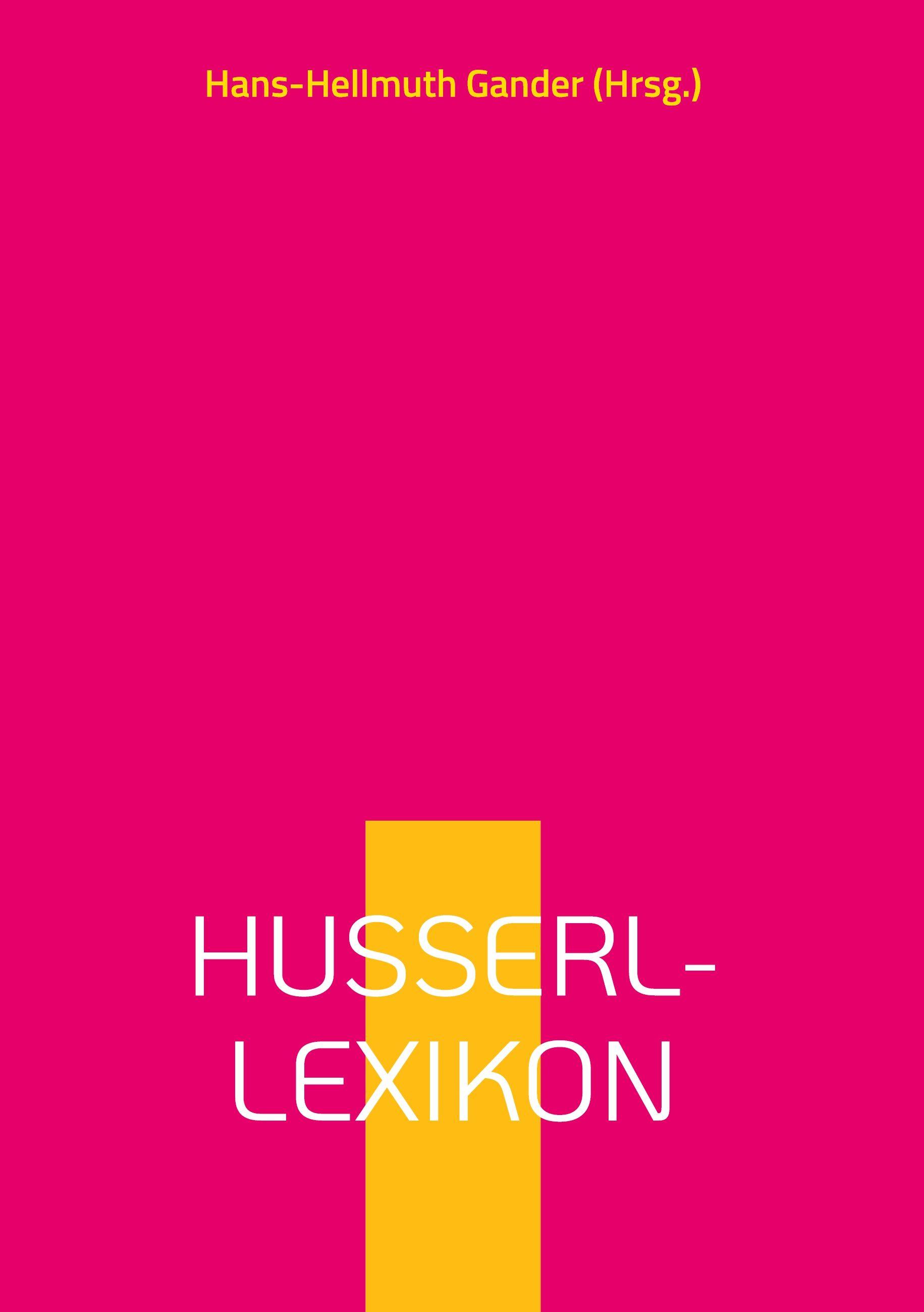 Vorderes Coverbild Husserl-Lexikon
