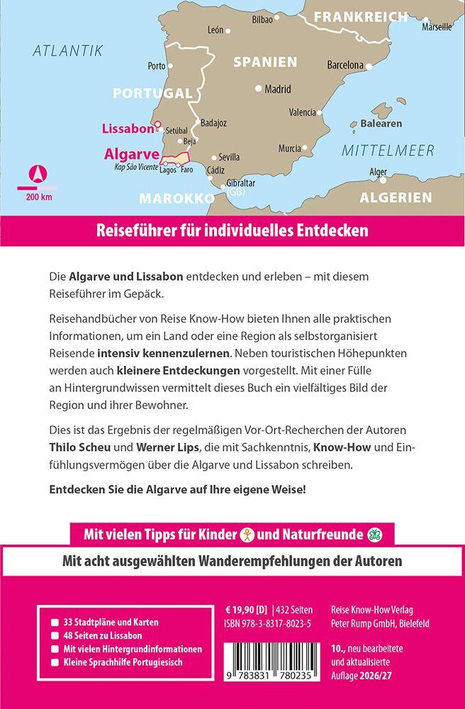 Beispielinhalt (Bild) Reise Know-How Reiseführer Algarve und Lissabon