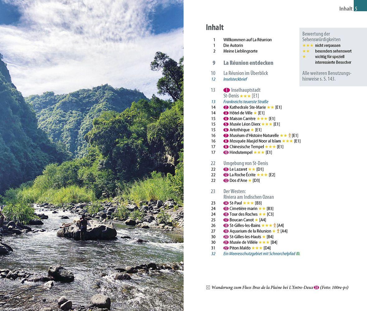 Beispielinhalt (Bild) Reise Know-How InselTrip La Réunion