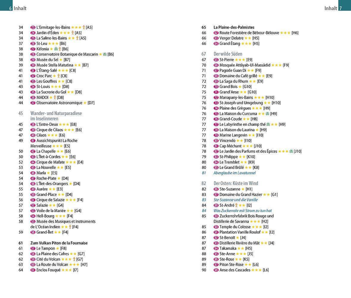 Beispielinhalt (Bild) Reise Know-How InselTrip La Réunion