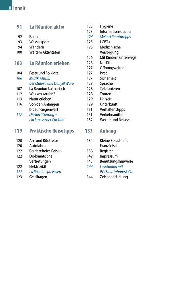 Beispielinhalt (Bild) Reise Know-How InselTrip La Réunion
