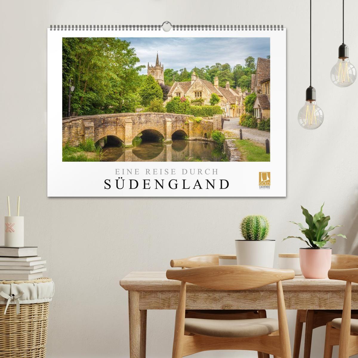 Beispielinhalt (Bild) Eine Reise durch Südengland (Wandkalender 2026 DIN A2 quer), CALVENDO Monatskalender