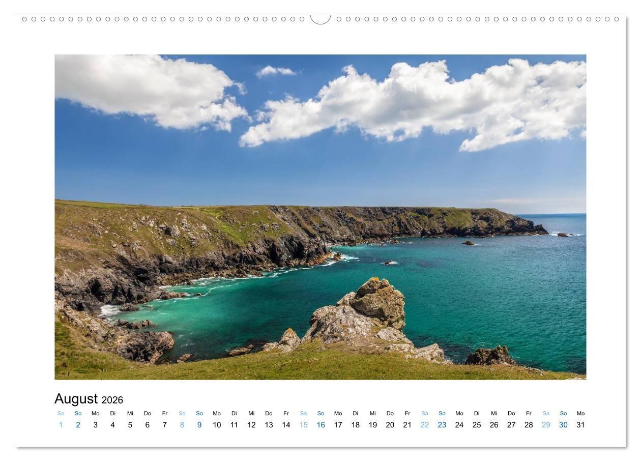 Beispielinhalt (Bild) Eine Reise durch Südengland (Wandkalender 2026 DIN A2 quer), CALVENDO Monatskalender