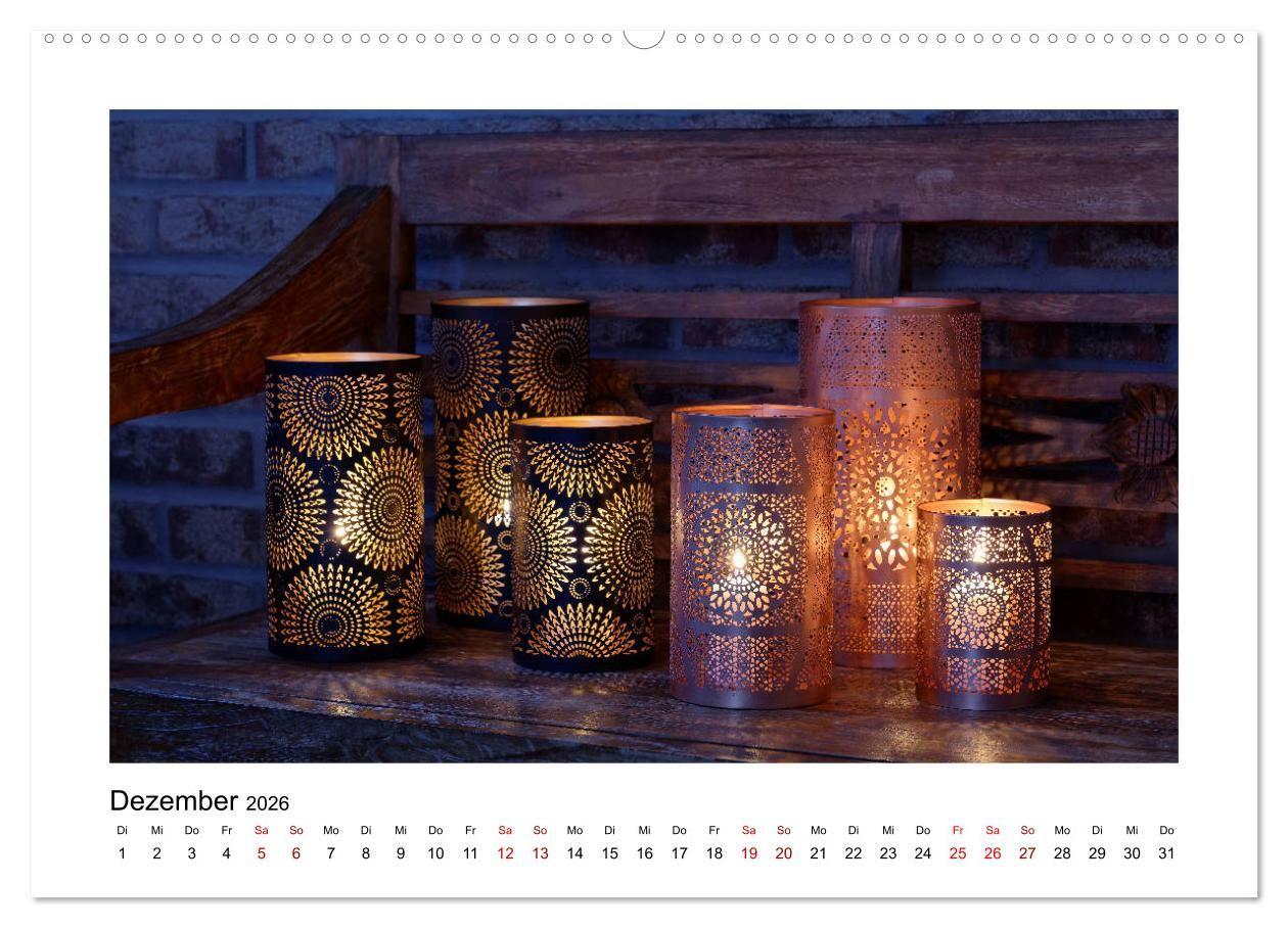 Beispielinhalt (Bild) Garten-Idylle 2026 (Wandkalender 2026 DIN A2 quer), CALVENDO Monatskalender