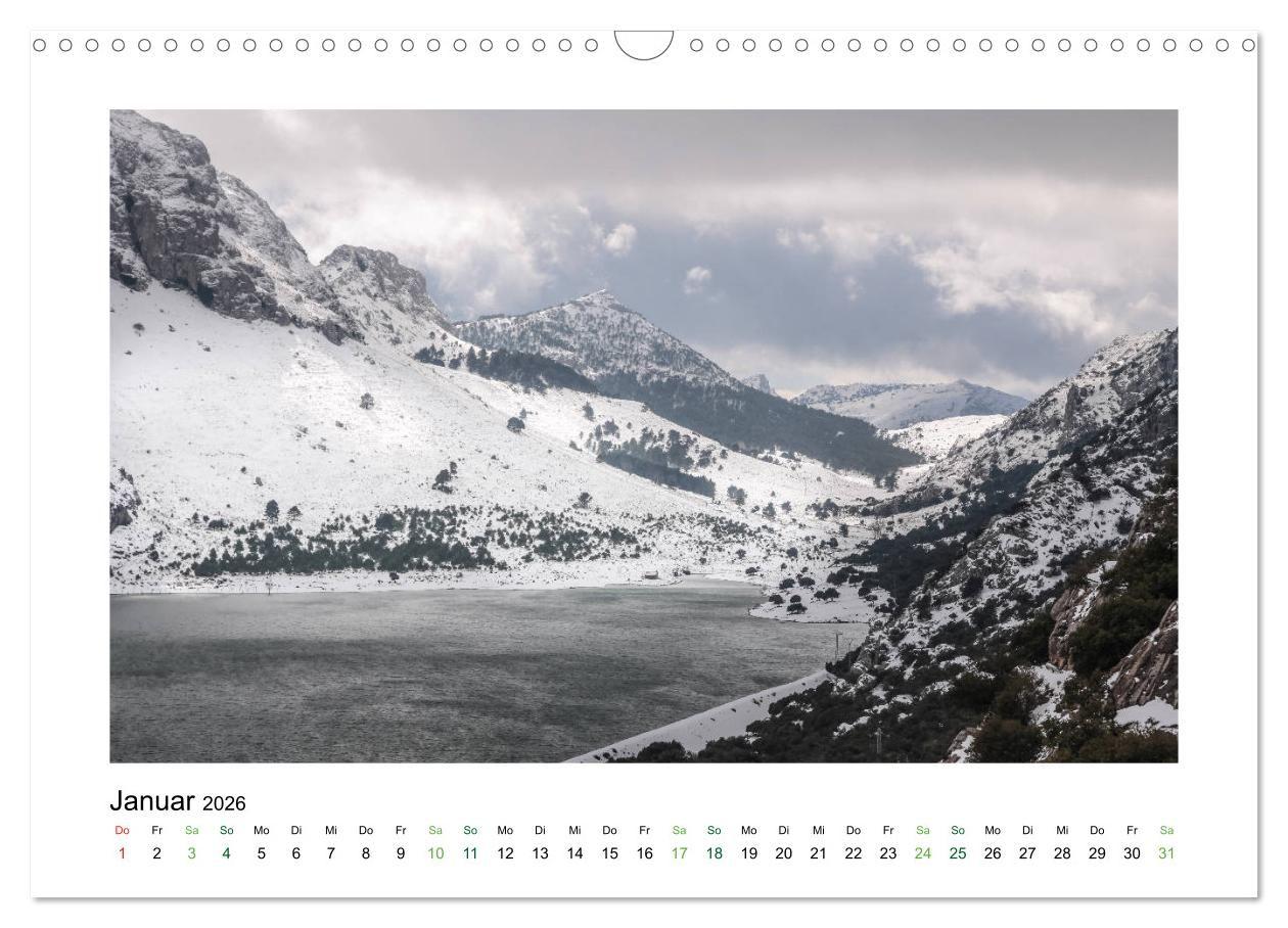 Beispielinhalt (Bild) Sehnsucht nach Mallorca (Wandkalender 2026 DIN A3 quer), CALVENDO Monatskalender